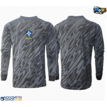 Moški Nogometni dresi Brazilija Vratar Gostujoči Copa America 2024 Dolgi Rokav